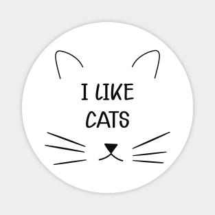 Cat - I like cats Magnet